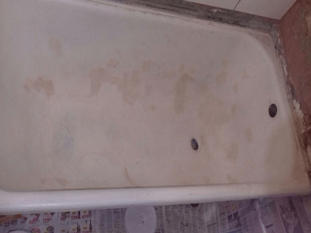 Изображение: восстановление ванной - до и после ремонта в Ногинске.