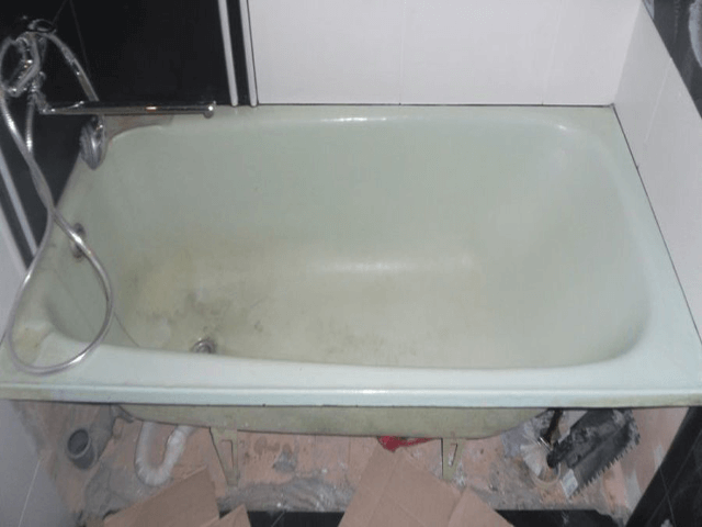 Восстановление эмали ванн - фото до и после выполнения работ, Нижегородская область.